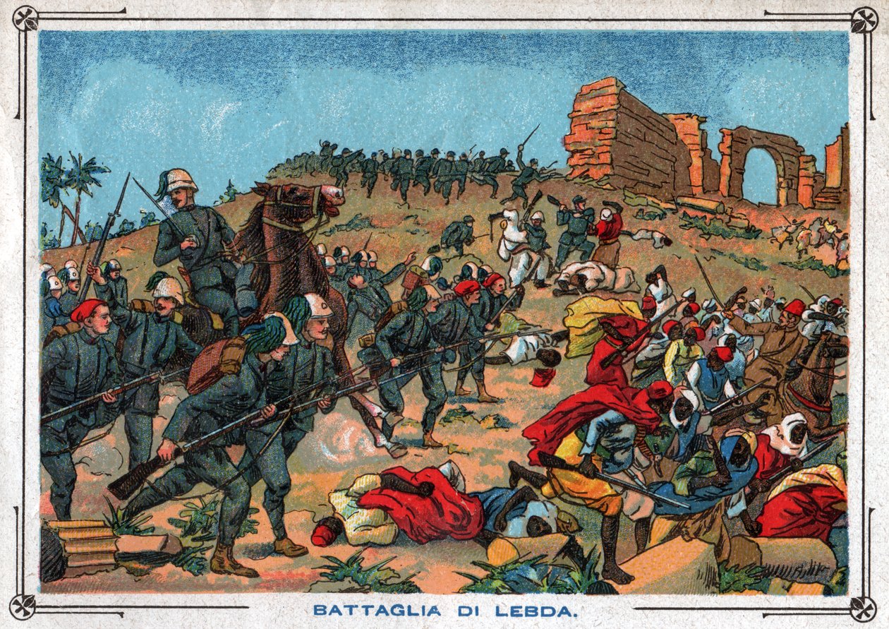Battaglia di Wadi Lebda da Ferdinand Georg Waldmuller