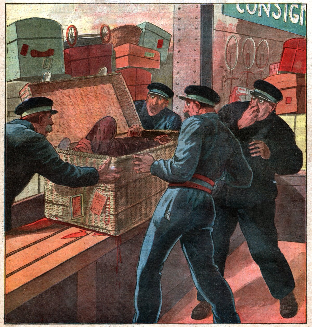 Cadavere in un baule da Ferdinand Georg Waldmuller
