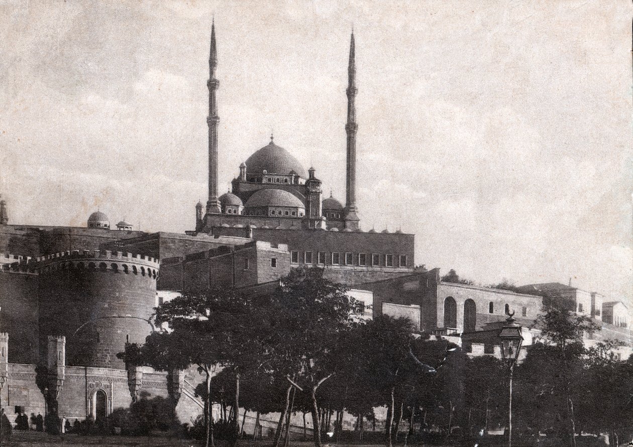 Il Cairo, la cittadella di Saladino (Egitto). circa 1920 da . .
