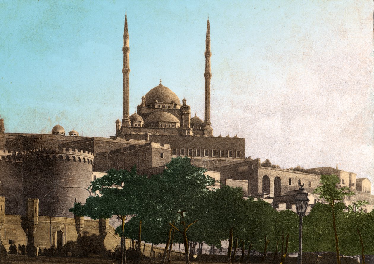 Il Cairo, la cittadella di Saladino (Egitto). circa 1920 da . .