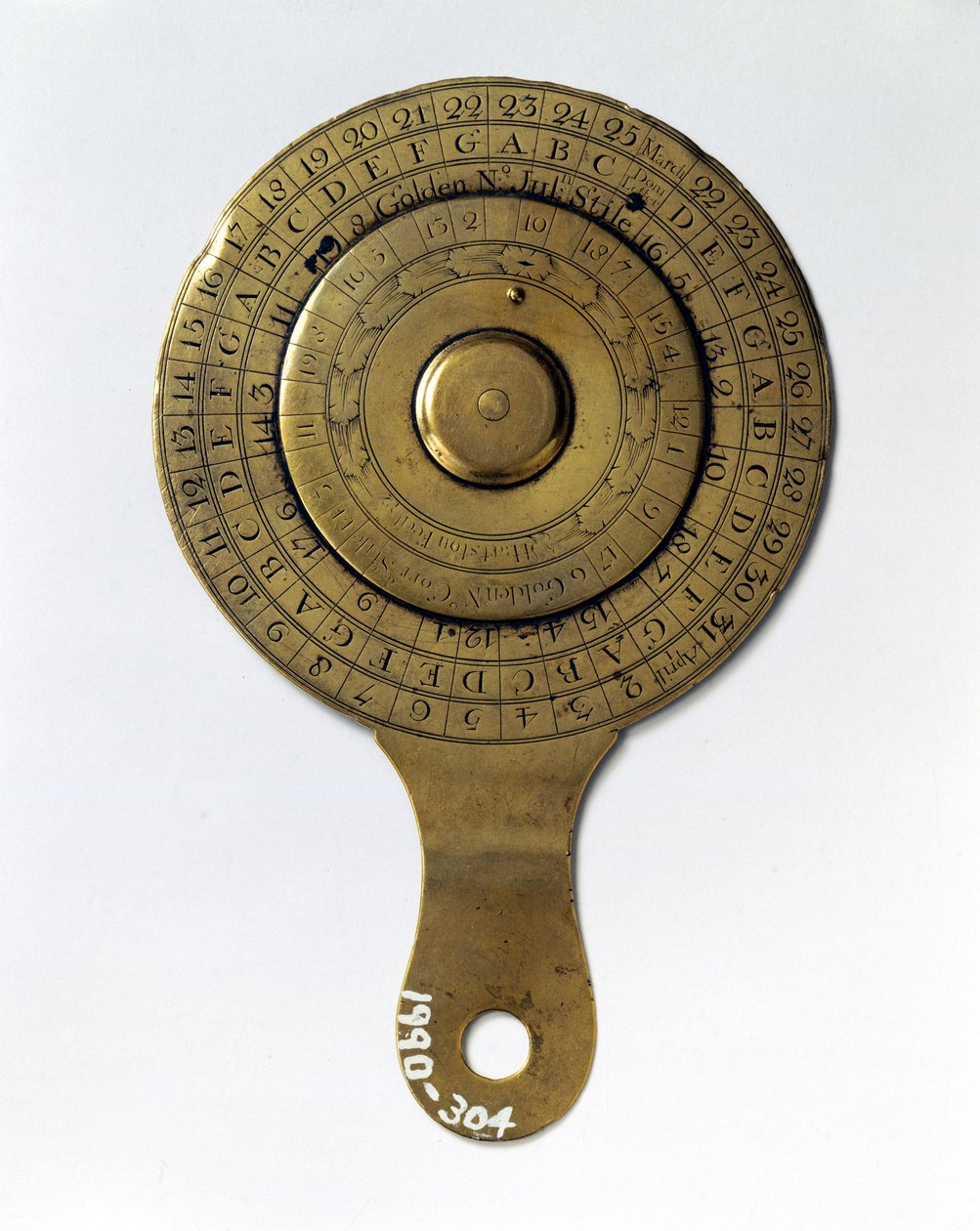 Calendari Calendario perpetuo, inglese da Ferdinand Georg Waldmuller