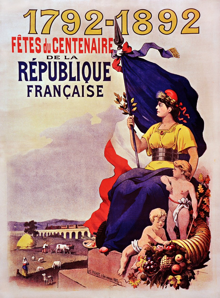 Celebrazioni del centenario della Repubblica Francese da . .