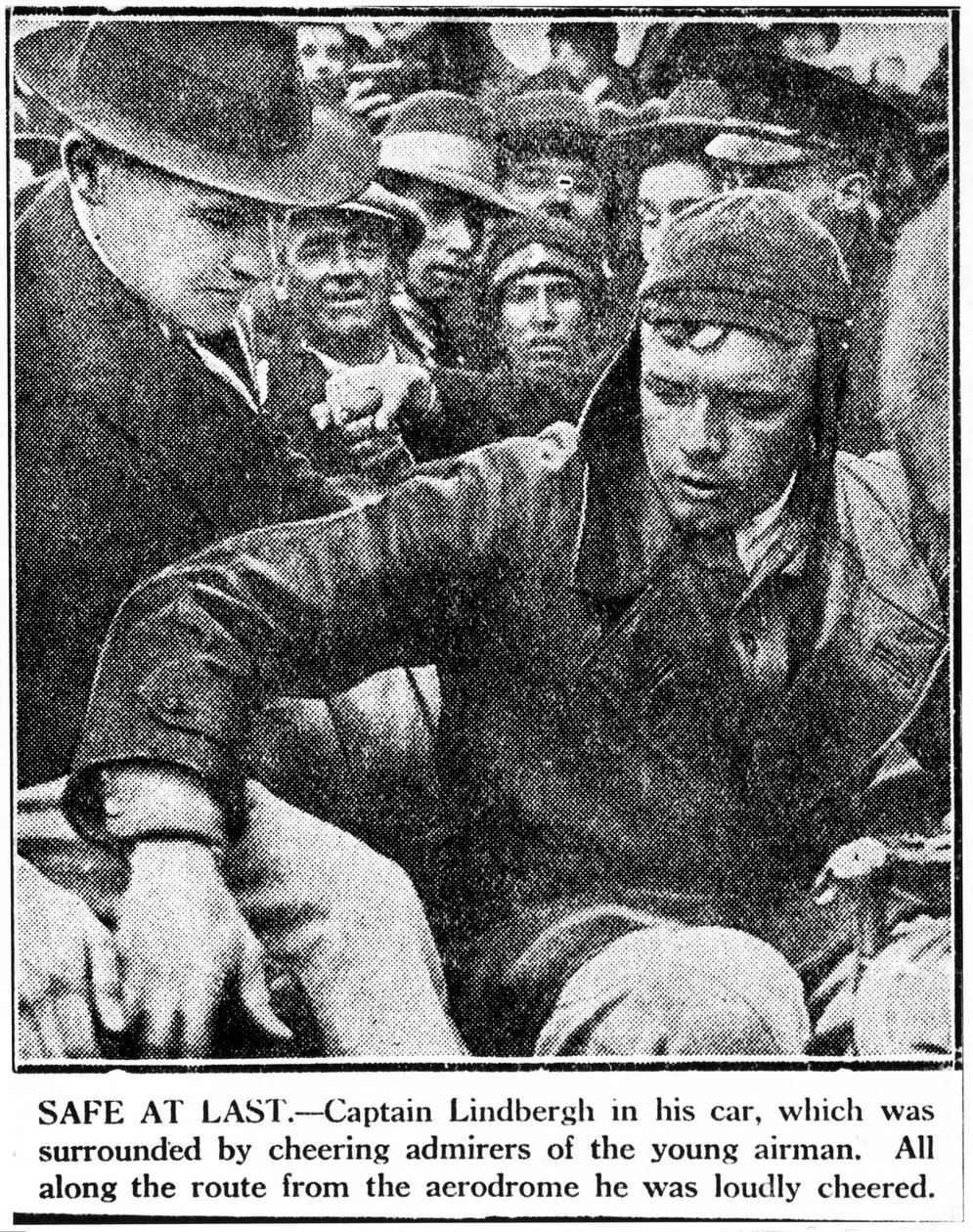 Charles Augustus Lindbergh, pilota americano, c 1920s da Ferdinand Georg Waldmuller