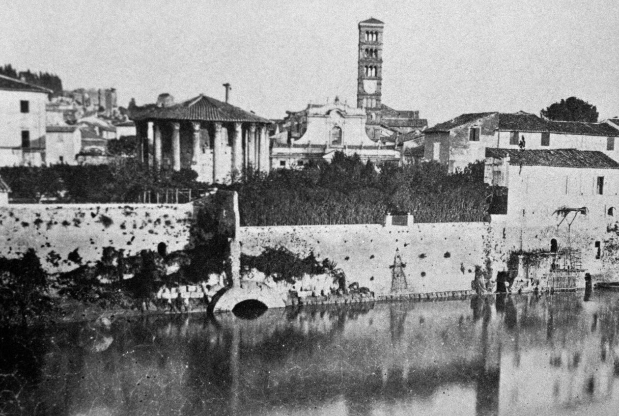 Cloaca Massima (antico sistema fognario) e Tempio di Vesta o Ercole Vincitore da William Walcutt