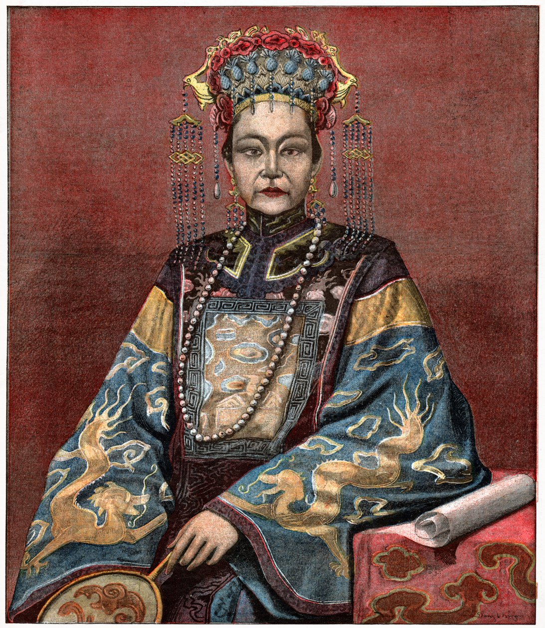 Imperatrice vedova Cixi da . .