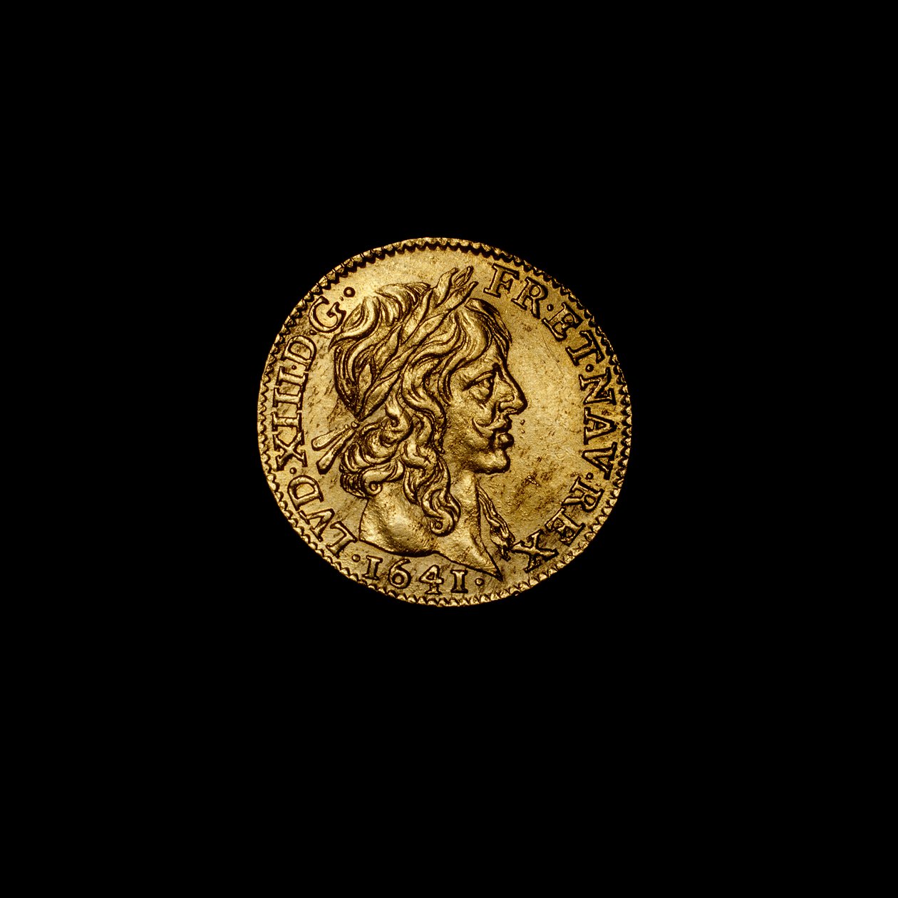 Moneta francese che raffigura Luigi XIII da Hippolyte Lalaise Devéria