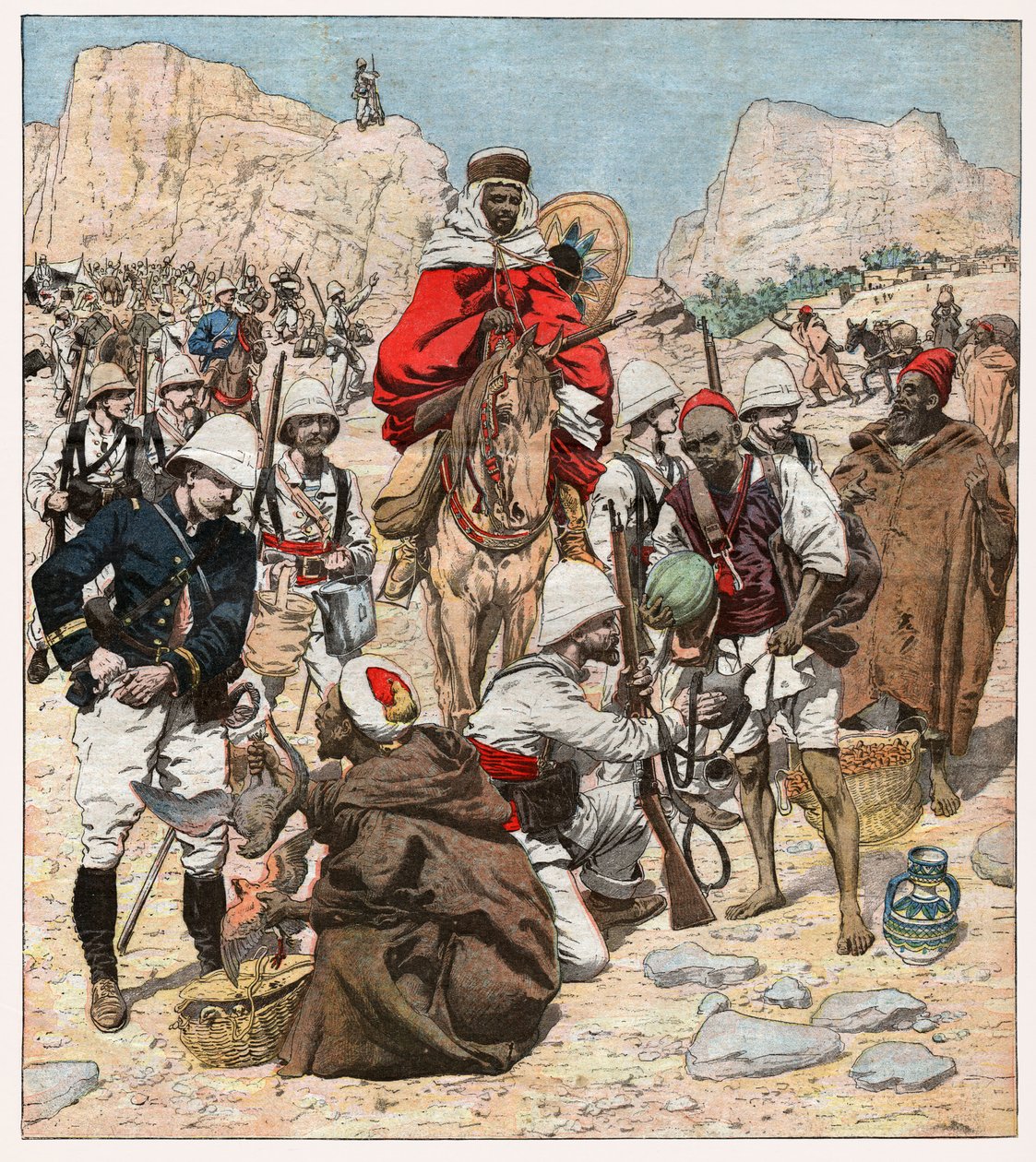 Soldati francesi in Marocco da . .