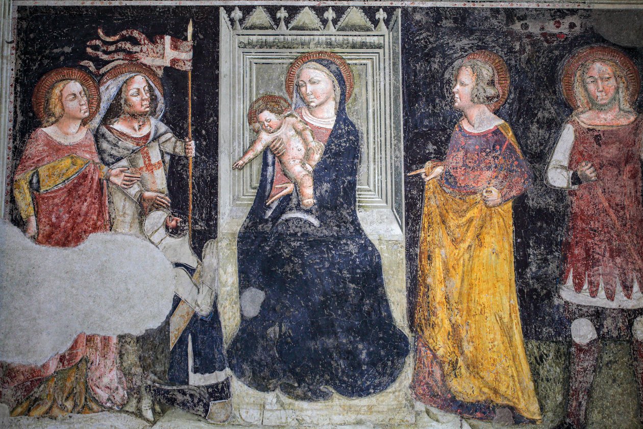 Affresco della cappella Giusti nella chiesa di Sant