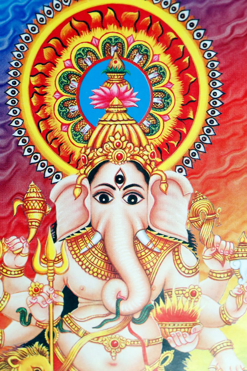 Ganesha o Ganapati: il dio indù dalla testa di elefante da . .