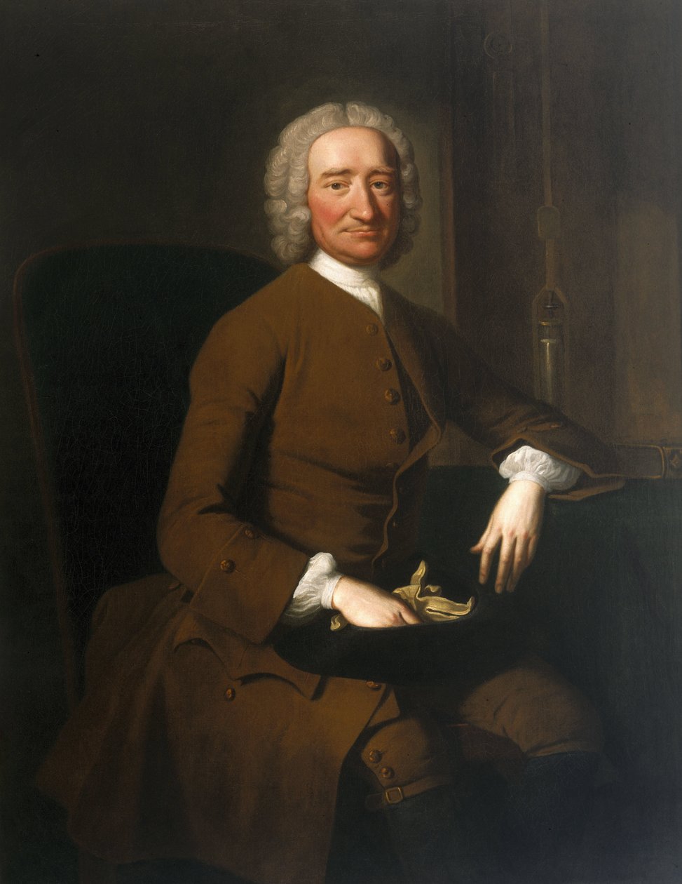 George Graham, orologiaio e costruttore di strumenti, c 1740 da Ferdinand Georg Waldmuller