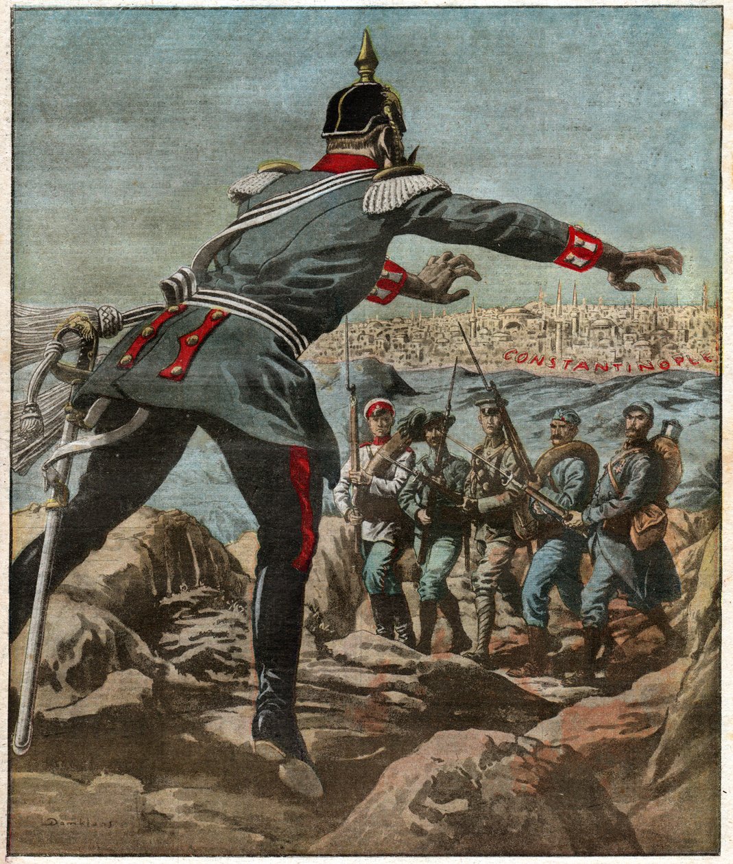 Guerra nei Balcani da Ferdinand Georg Waldmuller