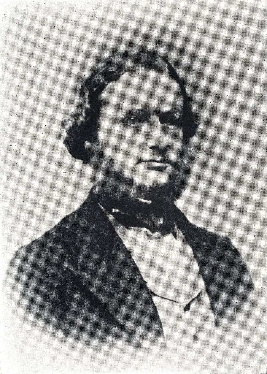 Gustav Kirchhoff, fisico tedesco, c. 1860 da Frederick (attr. to) Barnard