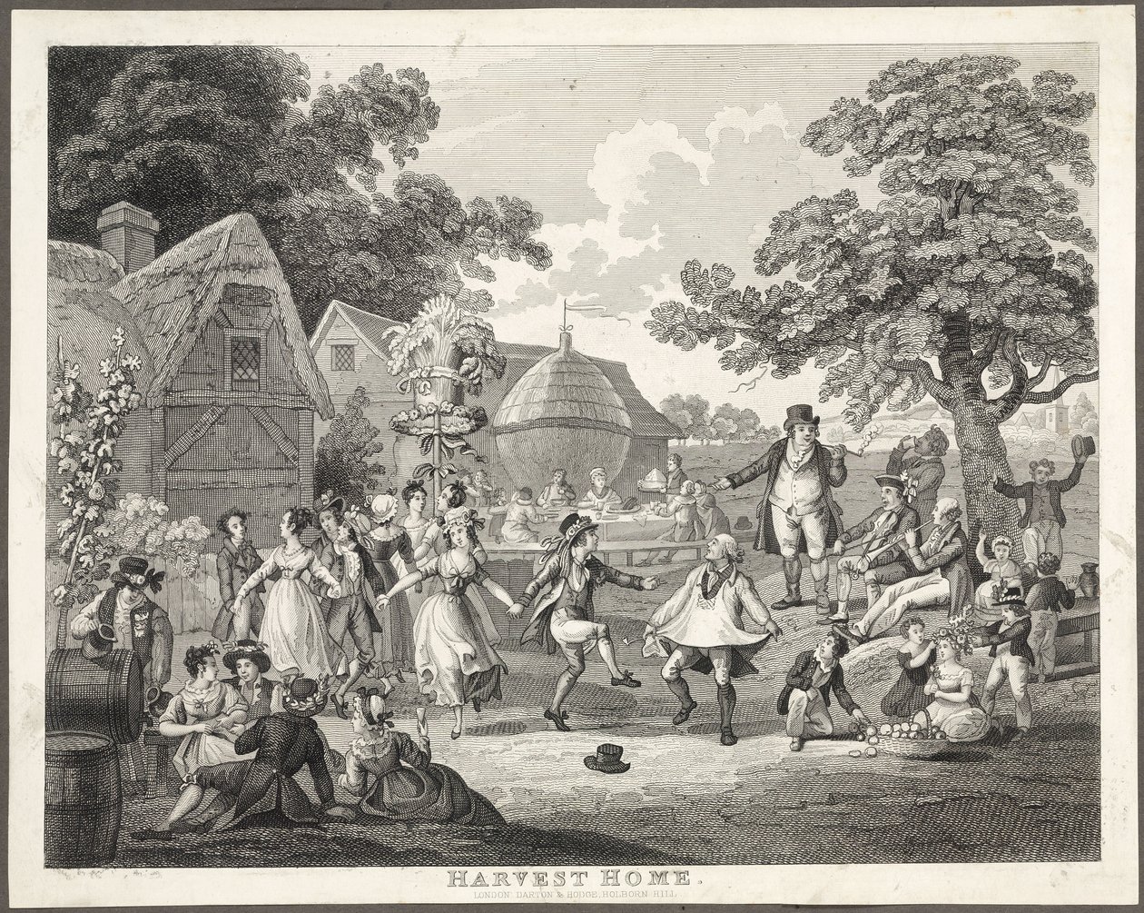 Ritorno dal raccolto, c 1810-1820 da Frederick (attr. to) Barnard