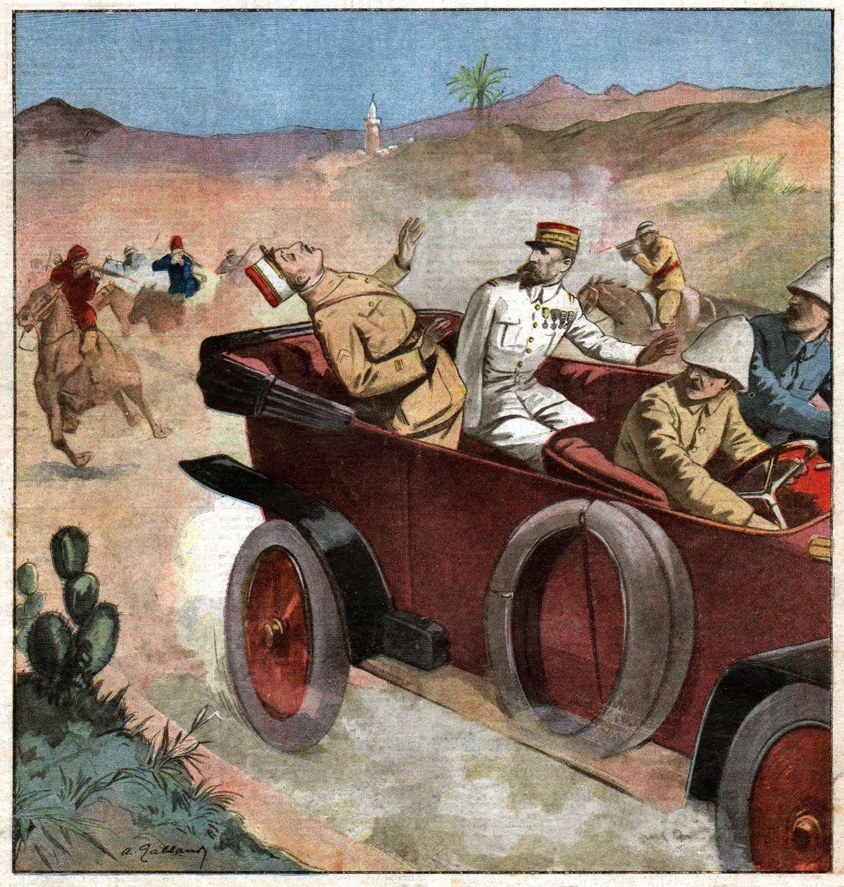 Henri Gouraud da Ferdinand Georg Waldmuller