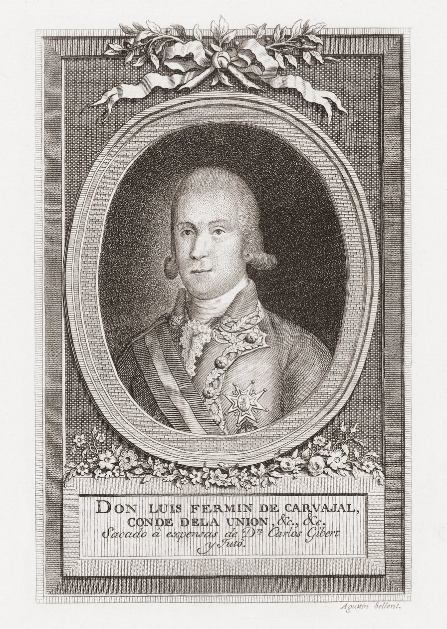 Luis Fermín de Carvajal, Conte de la Unión. Ritratto. da . .
