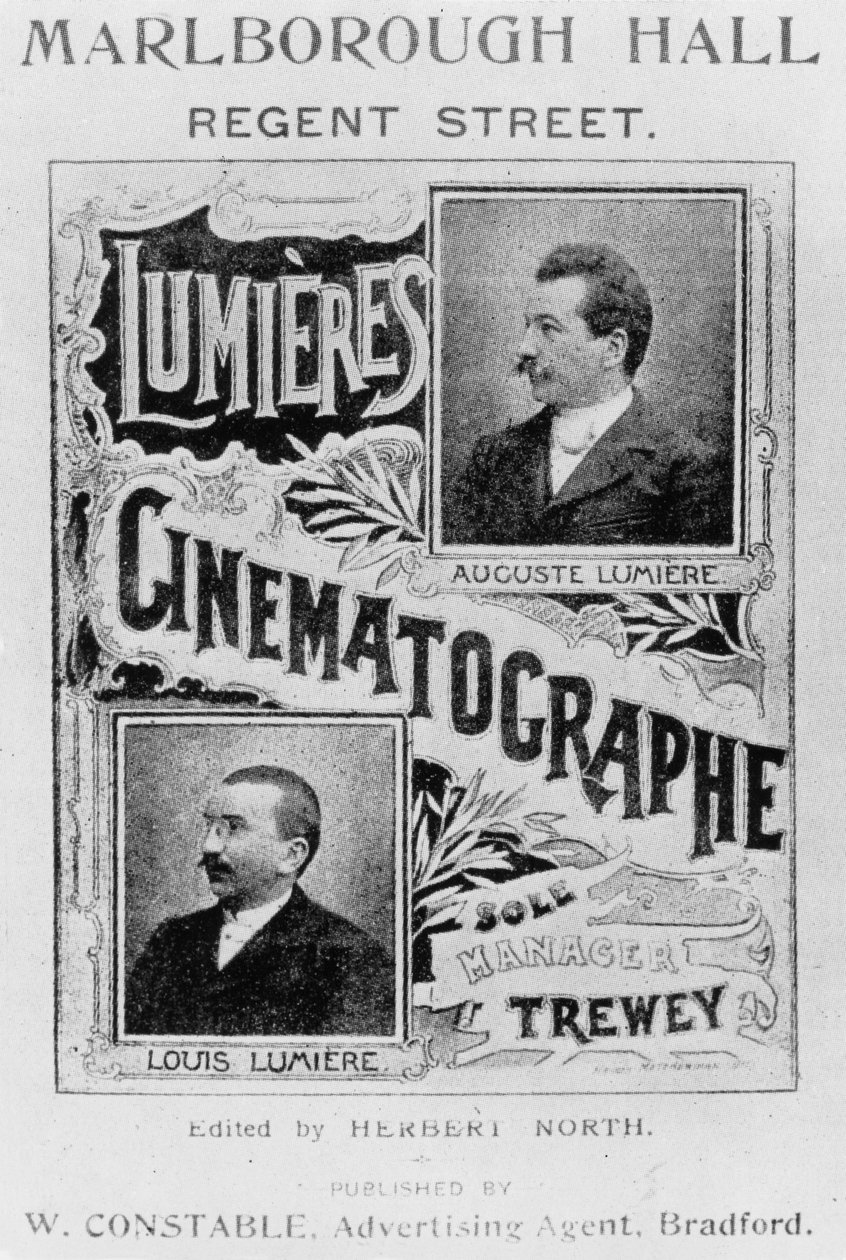 Pubblicità dei fratelli Lumiere, c. 1896 da John Pardon