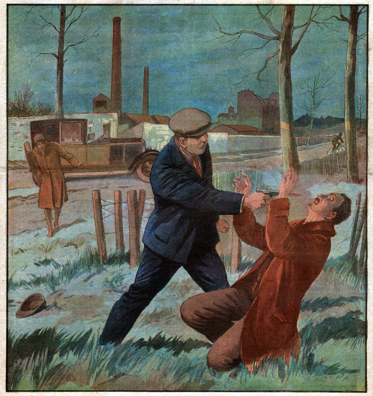 Omicidio di un tassista da Ferdinand Georg Waldmuller