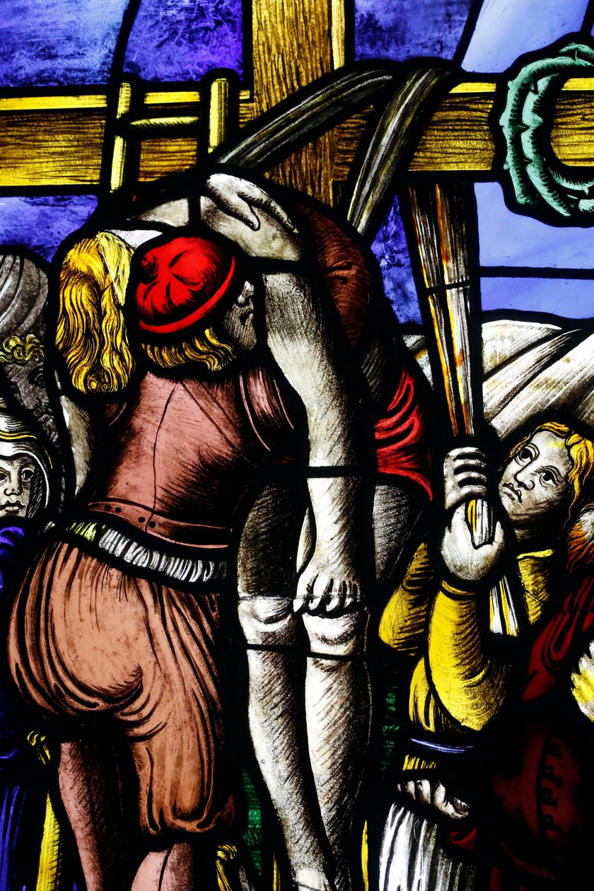 Museo del Duomo di Milano. Vetrata. Deposizione di Cristo. XVI secolo. Italia. da . .