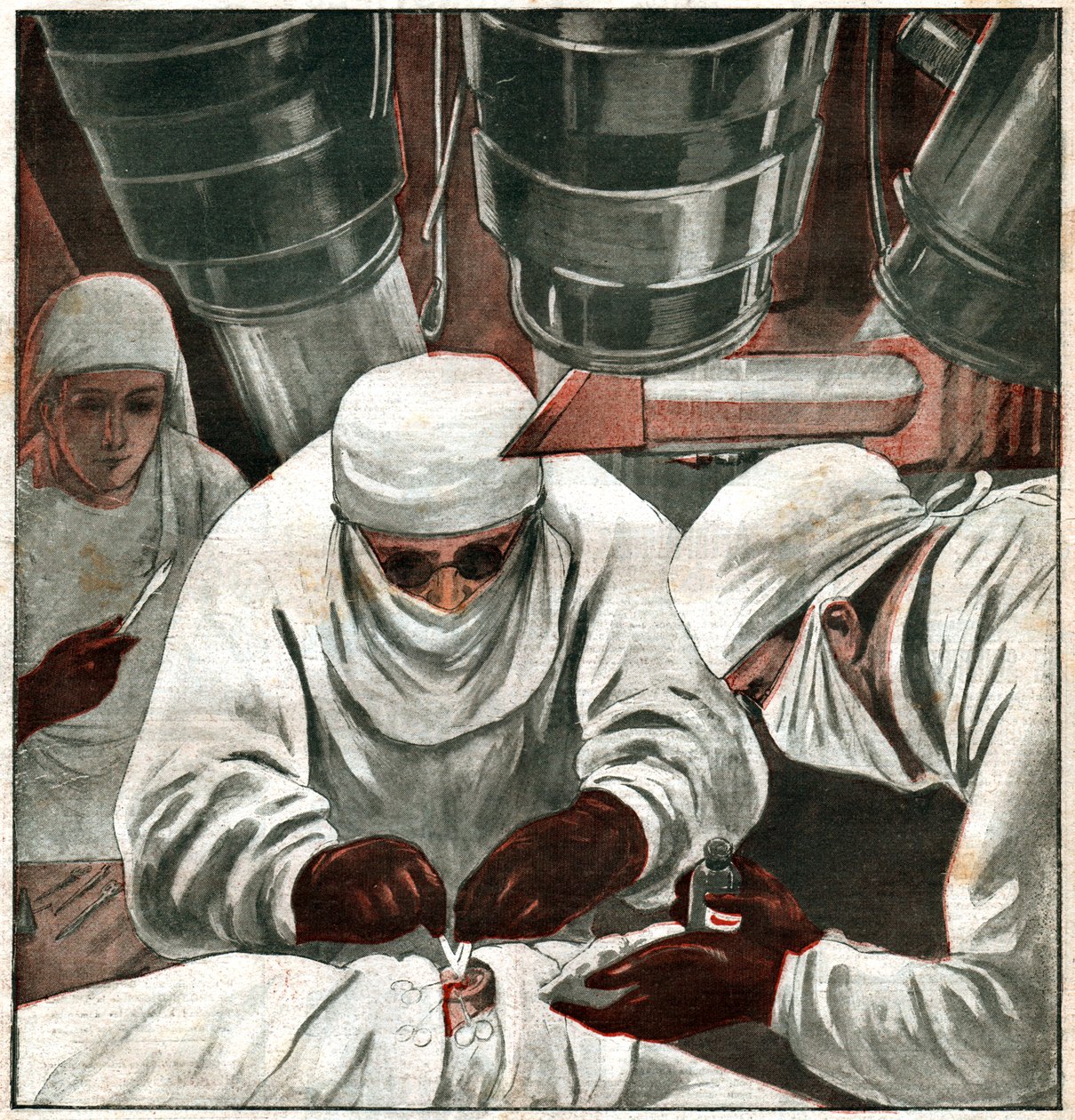Operazione chirurgica filmata da Ferdinand Georg Waldmuller