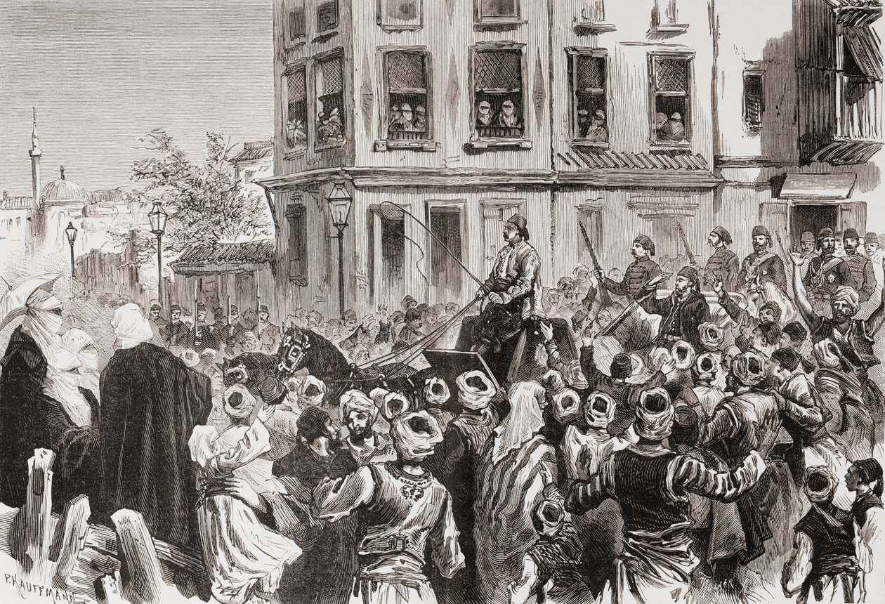 Osman Pasha ritorna a Costantinopoli nel 1878 da . .