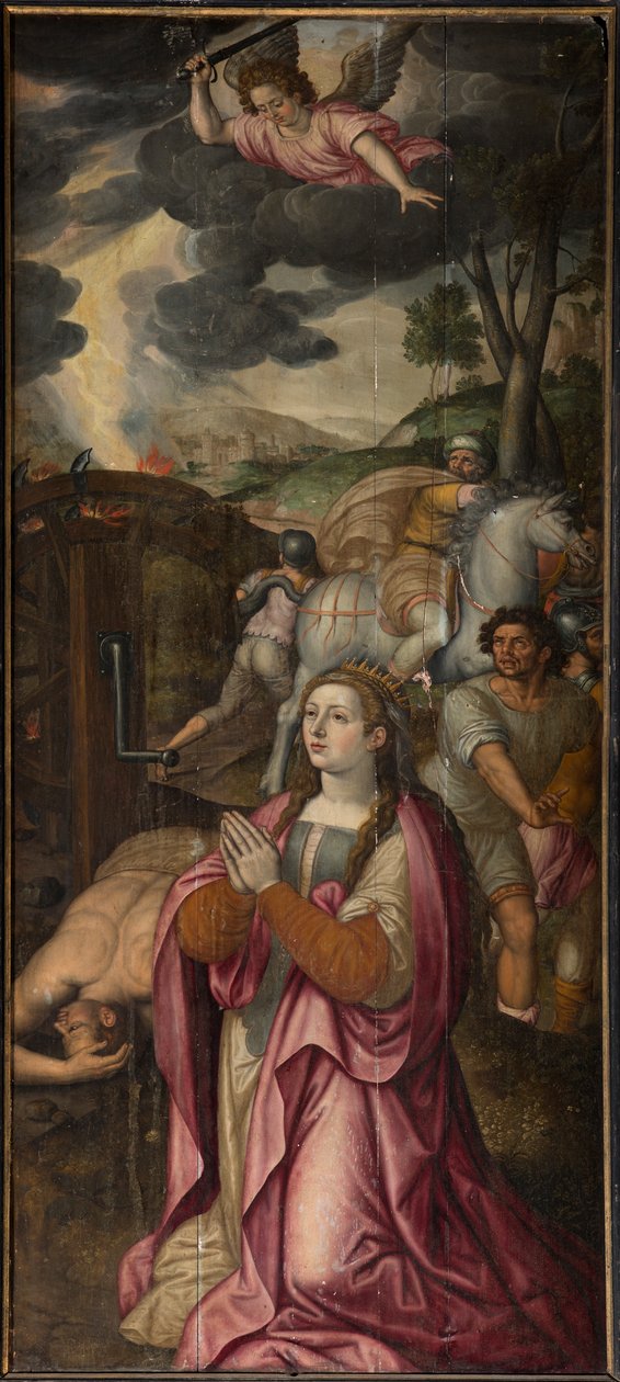 Chiesa parrocchiale (Parochiekerk Sint-Walburga). Trittico. da . .