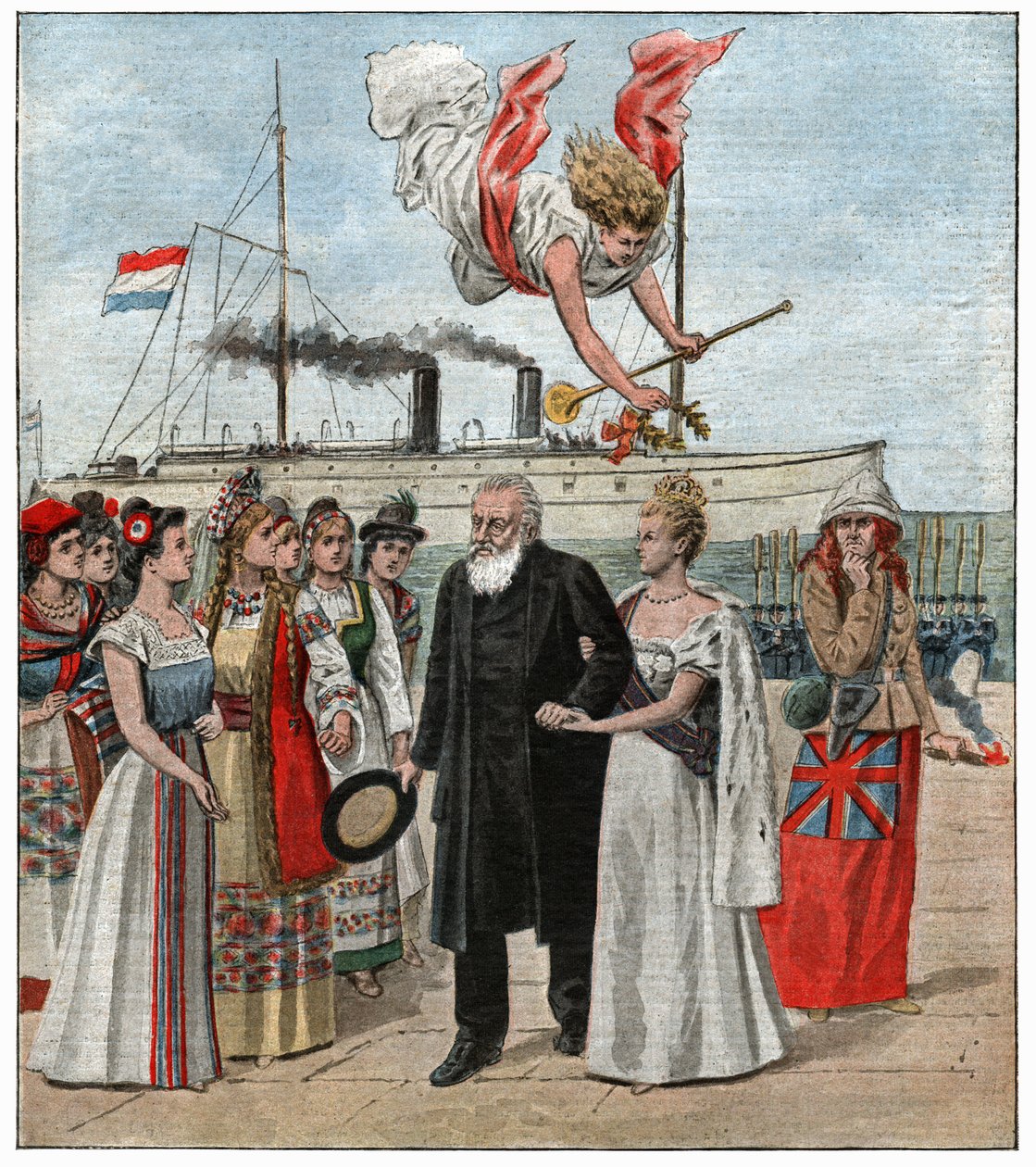 Paul Kruger in Europa da . .