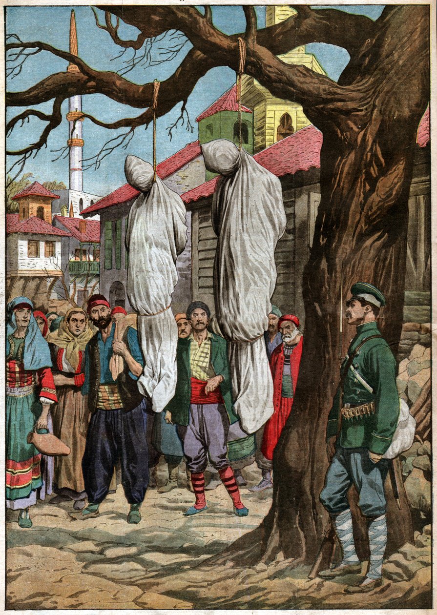 Impiccagione dei Bashi-bouzouk da Ferdinand Georg Waldmuller