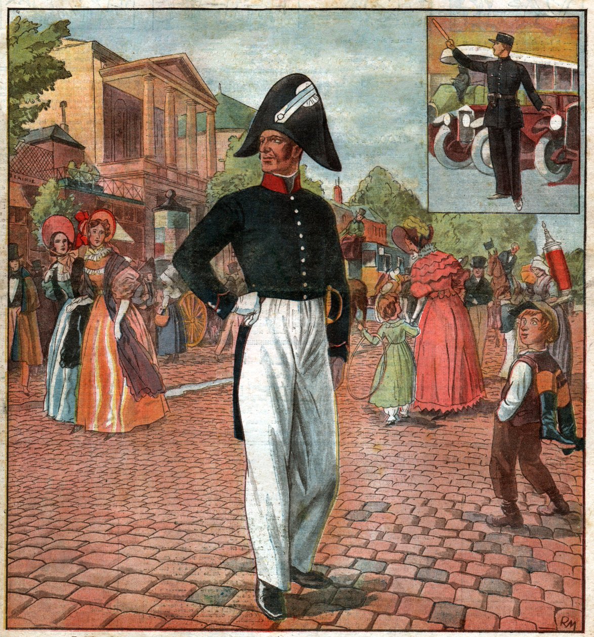 Poliziotto a Parigi da Ferdinand Georg Waldmuller