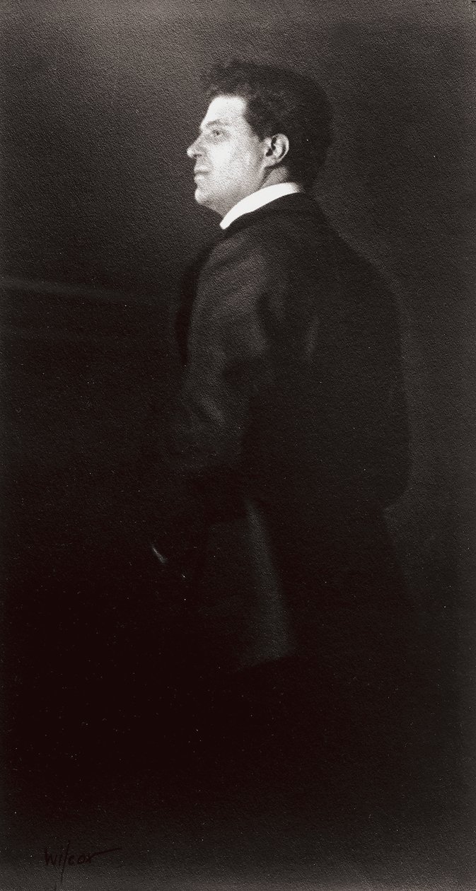Ritratto del musicista Pietro Mascagni da Henry Charles Fehr