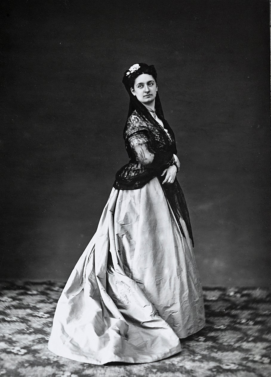 Ritratto di donna con scialle da Henry Charles Fehr