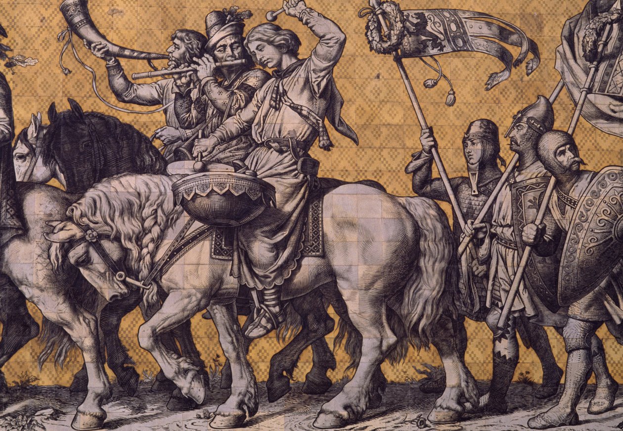Processione dei principi, decorazione in porcellana di Meissen da Isabel Redie