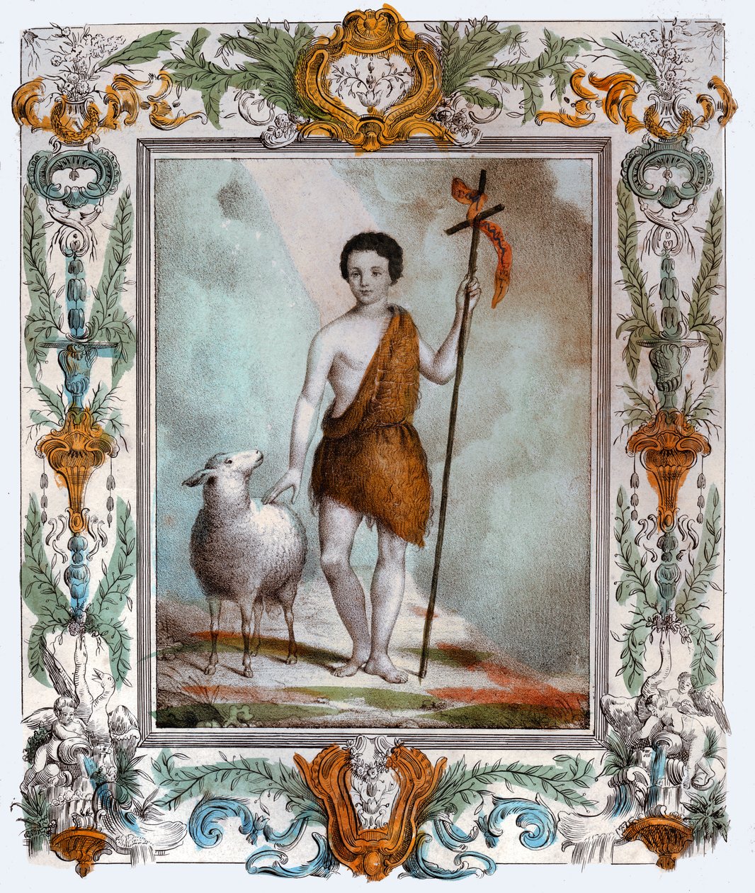 San Giovanni Battista (incisione) da . .
