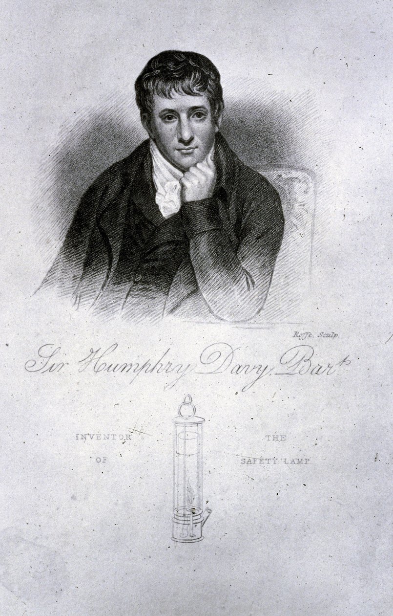 Sir Humphry Davy, chimico da Frederick (attr. to) Barnard