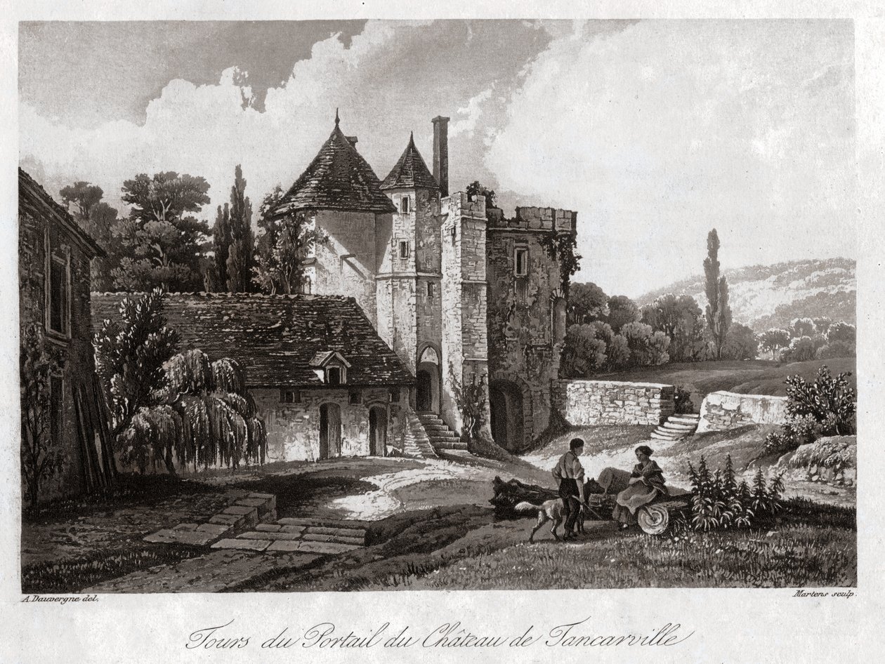 Il castello di Tancarville da . .