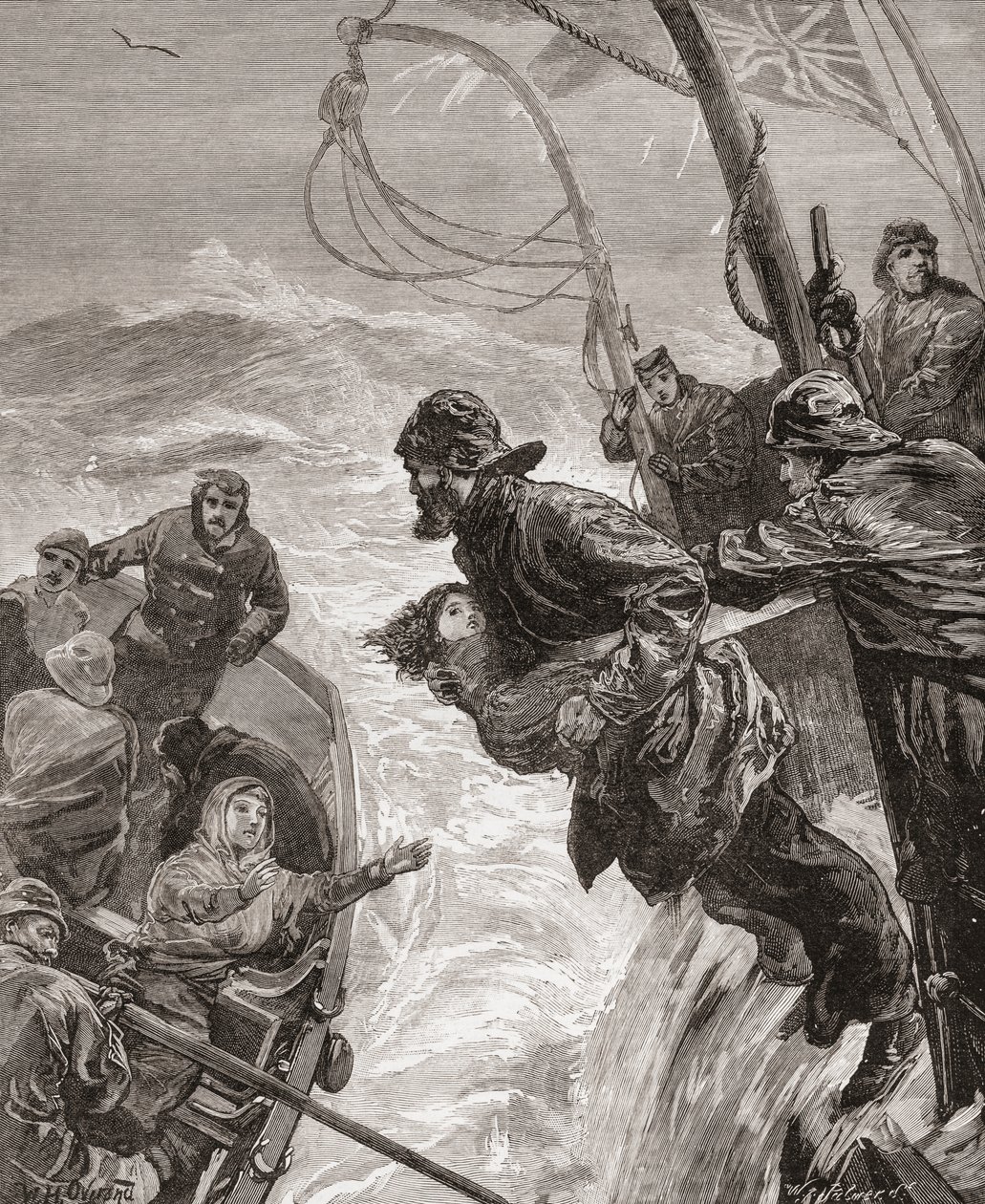La perdita della nave a vapore Clan Macduff da . .