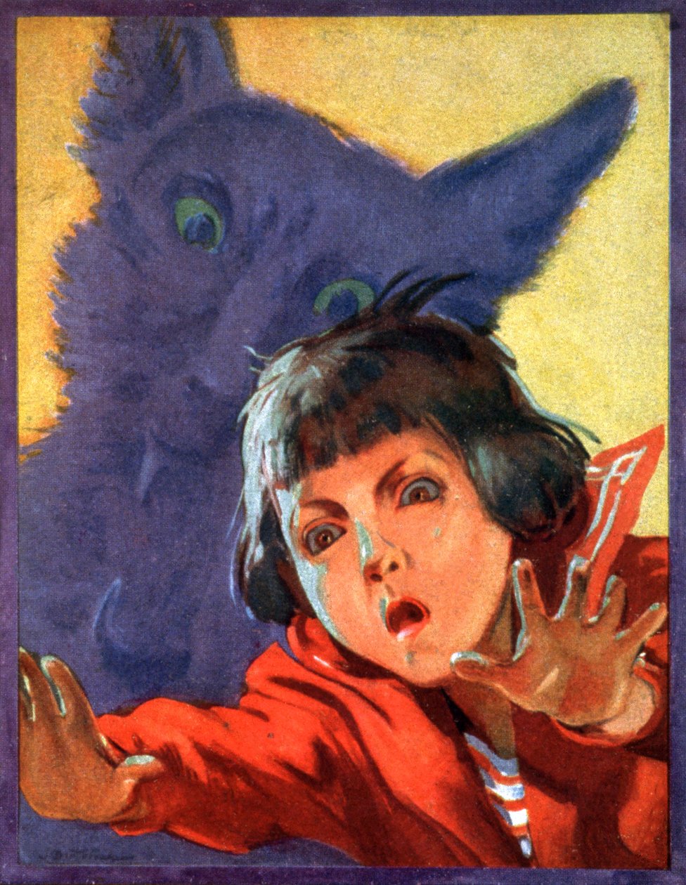 Il lupo mannaro. 1923 (incisione) da . .