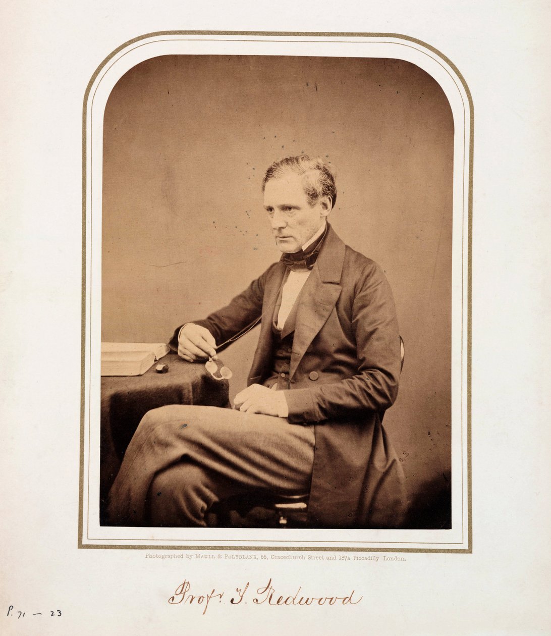 Theophilus Redwood, chimico gallese da Ferdinand Georg Waldmuller