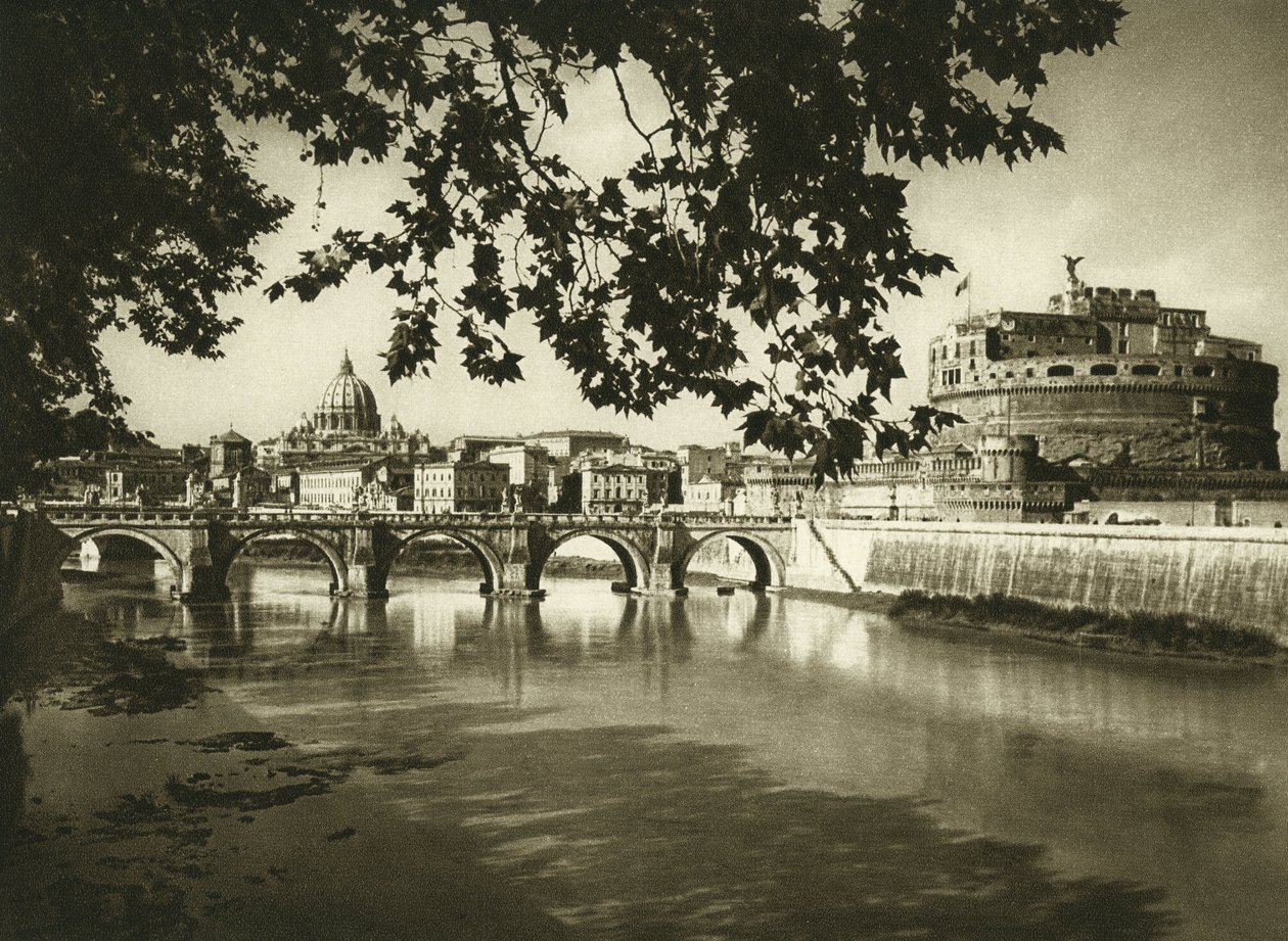 Veduta del Ponte e Castel Sant