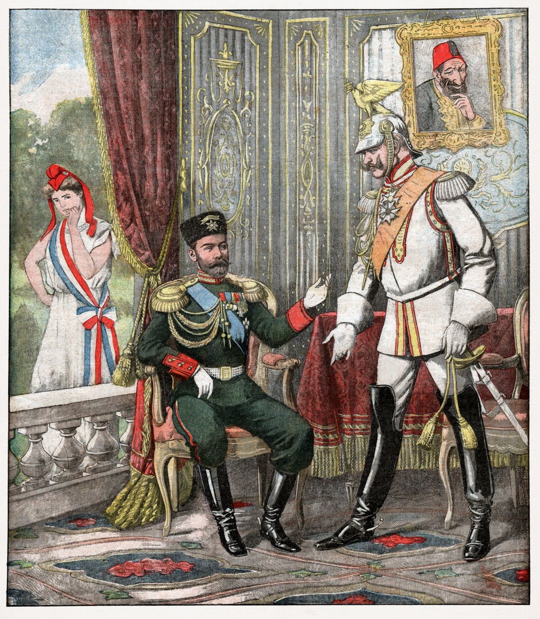 Guglielmo II e Nicola II da . .