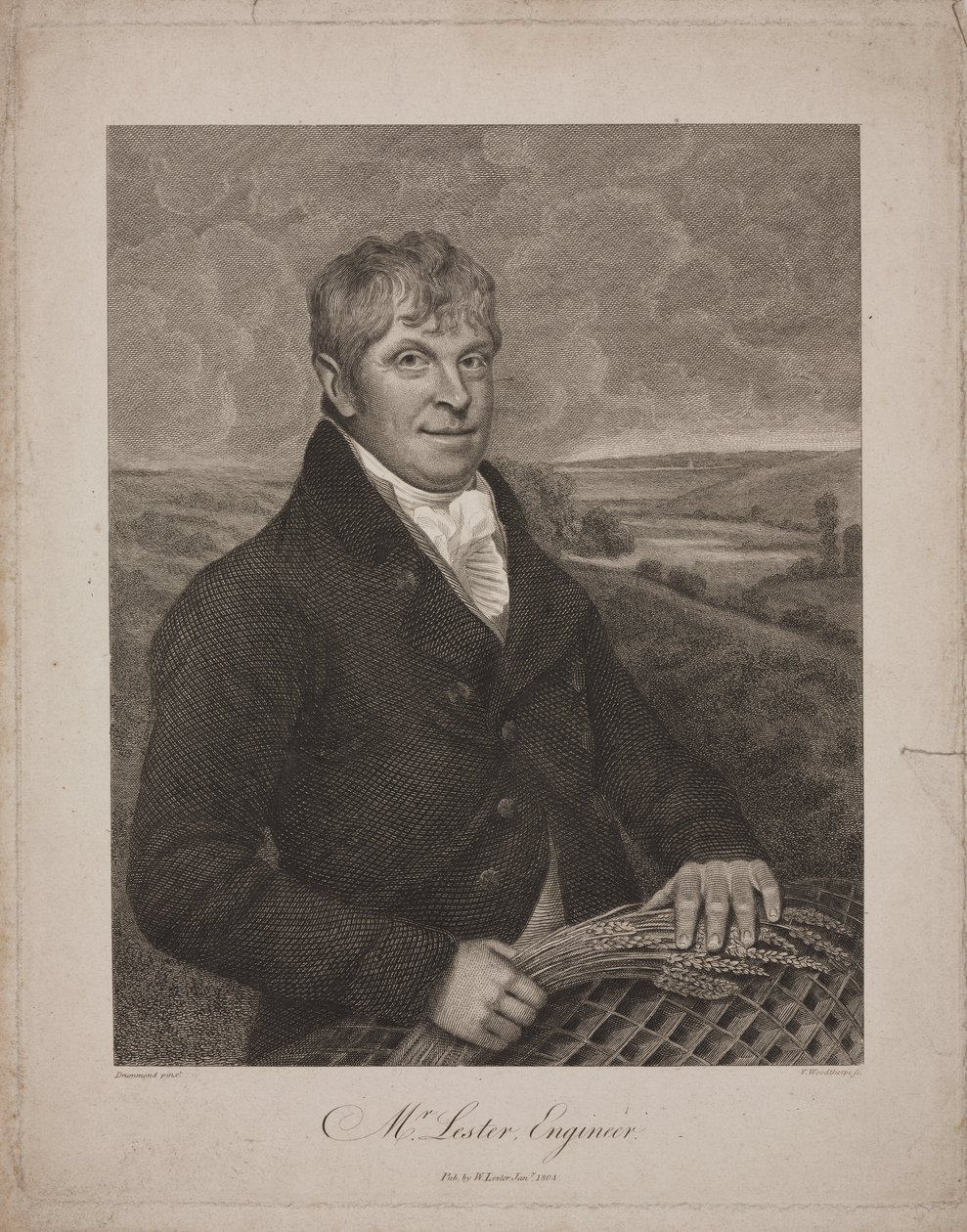 William Lester, ingegnere britannico da Frederick (attr. to) Barnard