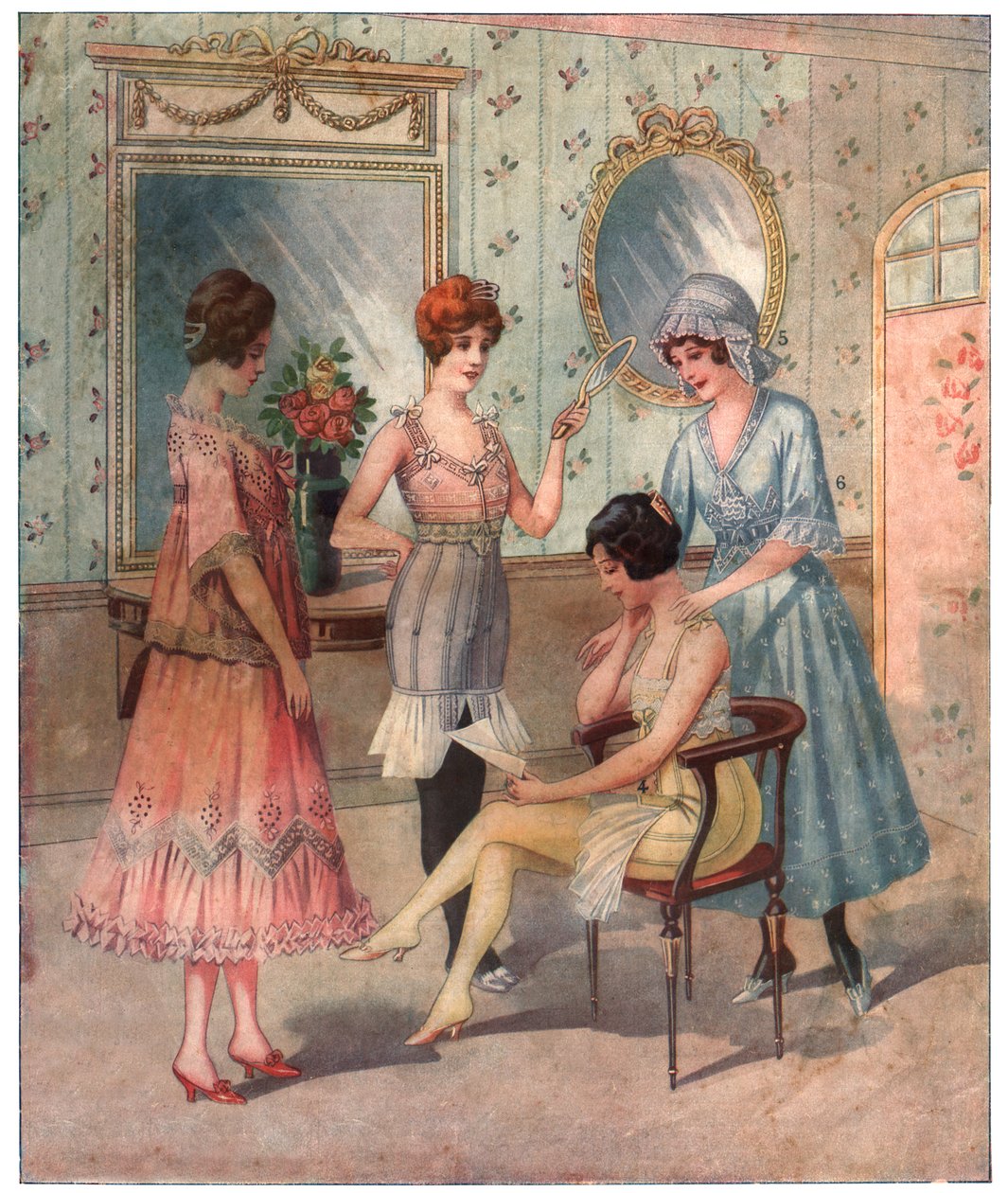 Donne in biancheria intima da . .