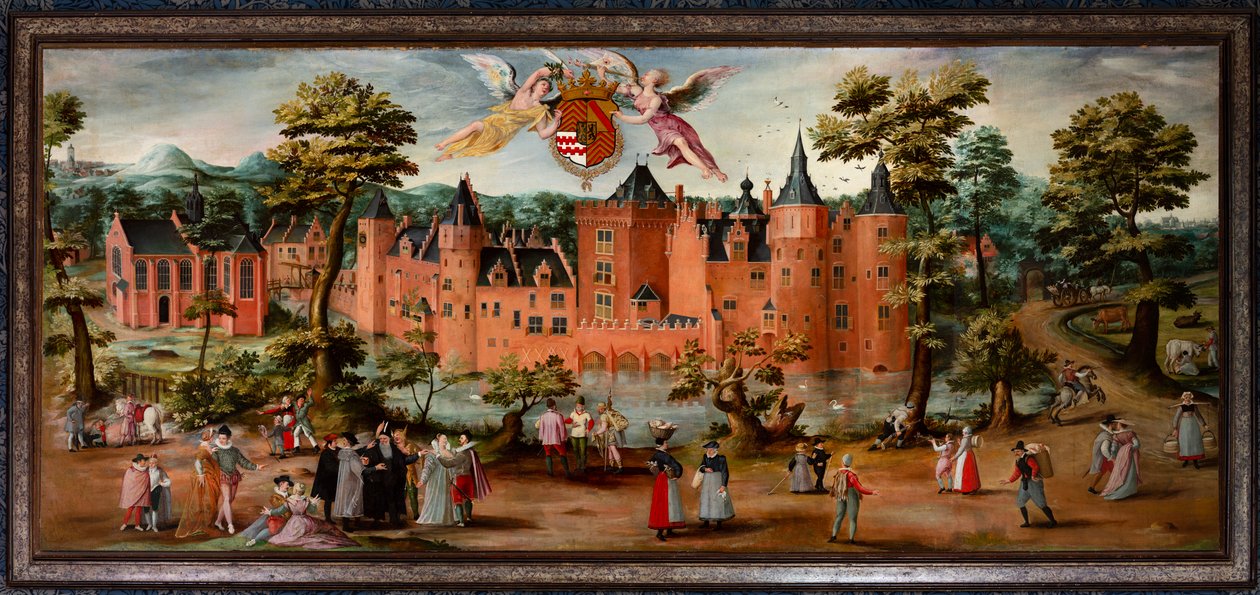 Municipio di Zottegem (Stadhuis). Dipinto. da . .