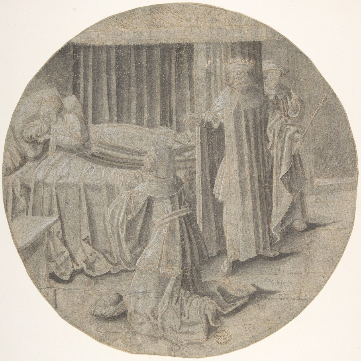 Aman implora Ester per la sua vita da Circle of Pseudo Aert Ortkens
