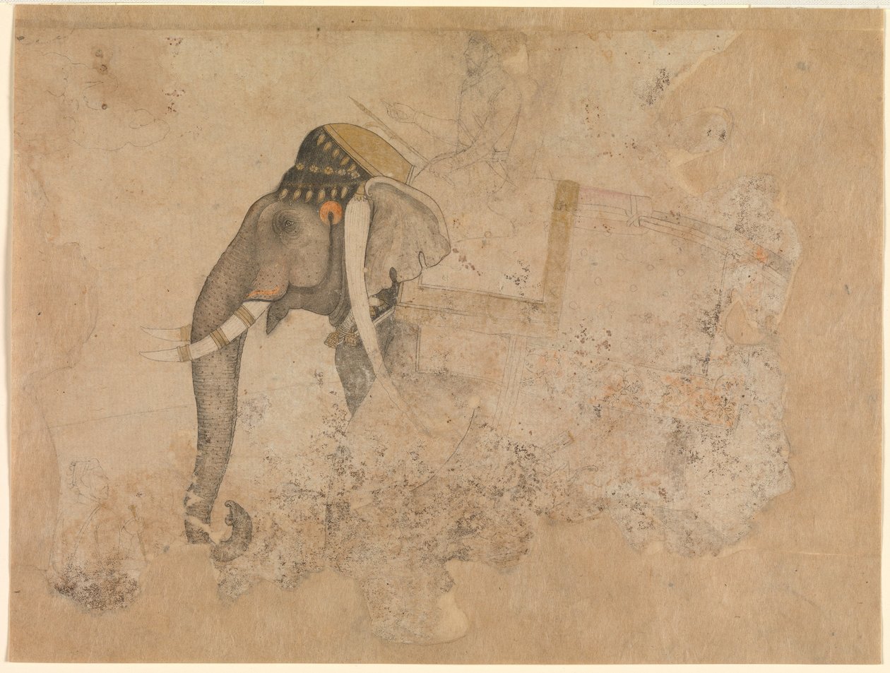 Hashim. Elefante e Cavaliere. ca. 1640 Metropolitan Museum of Art, New York da Hashim