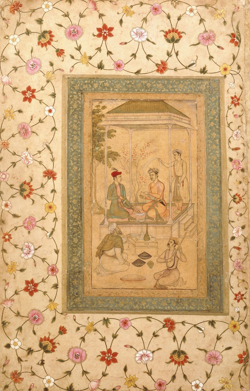 I figli di Akbar, Sultan Daniyal e Sultan Murad da   Manohar