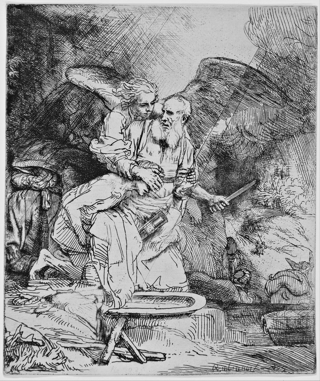 Il sacrificio di Abramo da Rembrandt van Rijn