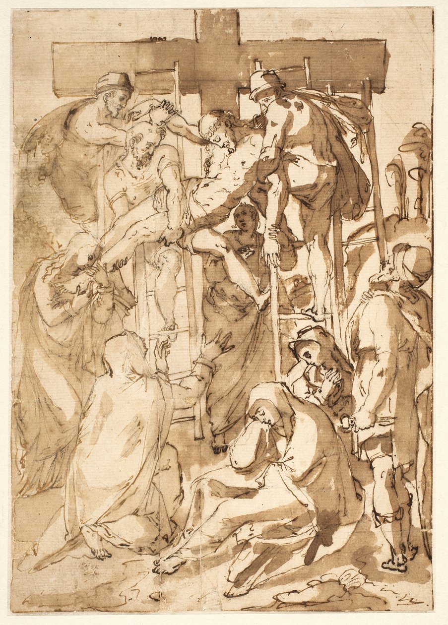 La deposizione da after Girolamo Muziano