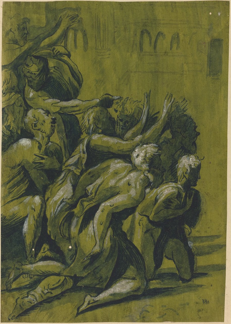 Nove figure da after Giuseppe Nicolo Vicentino