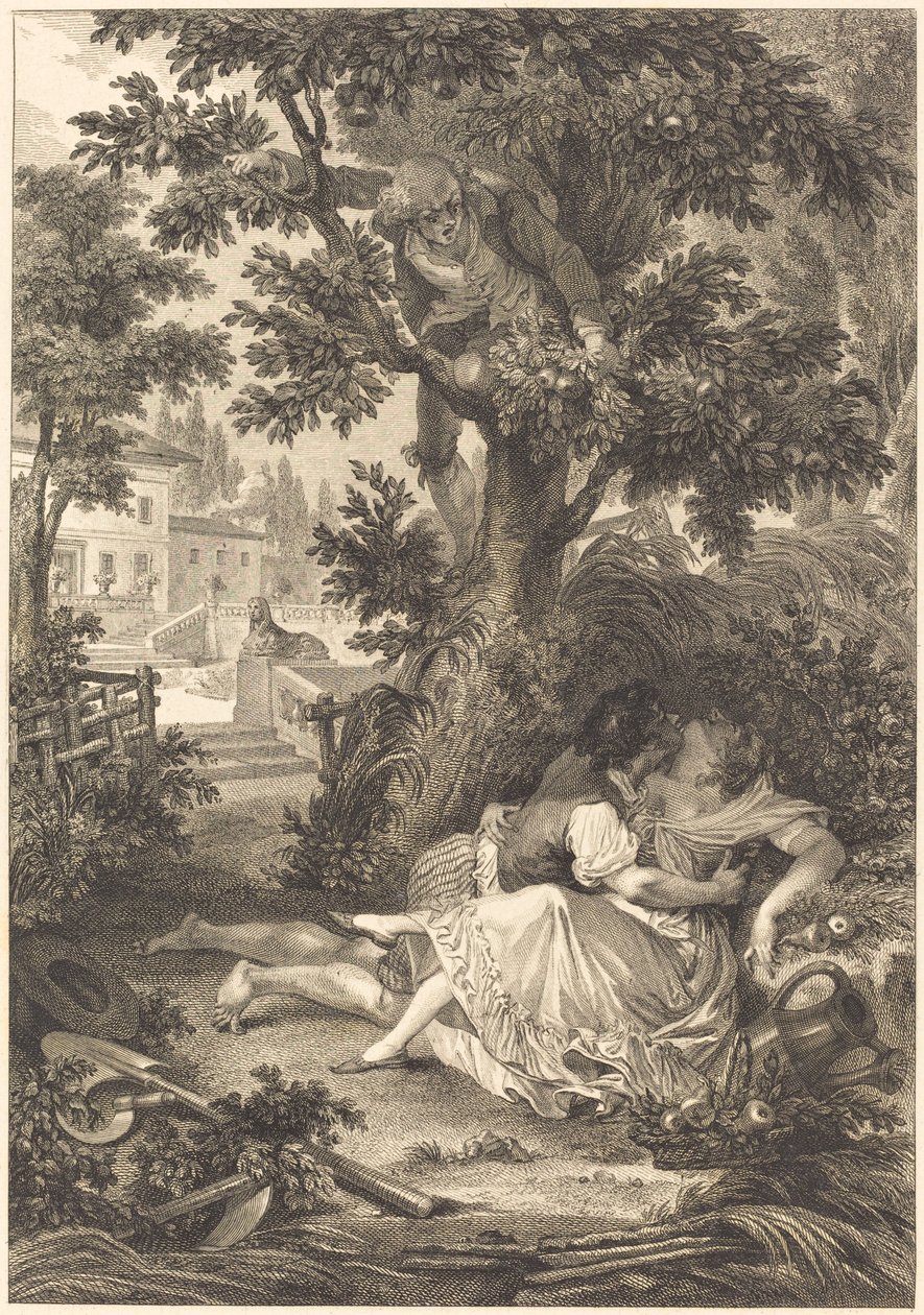 La scommessa delle tre comari: Il pero da after Jean Baptiste Mallet
