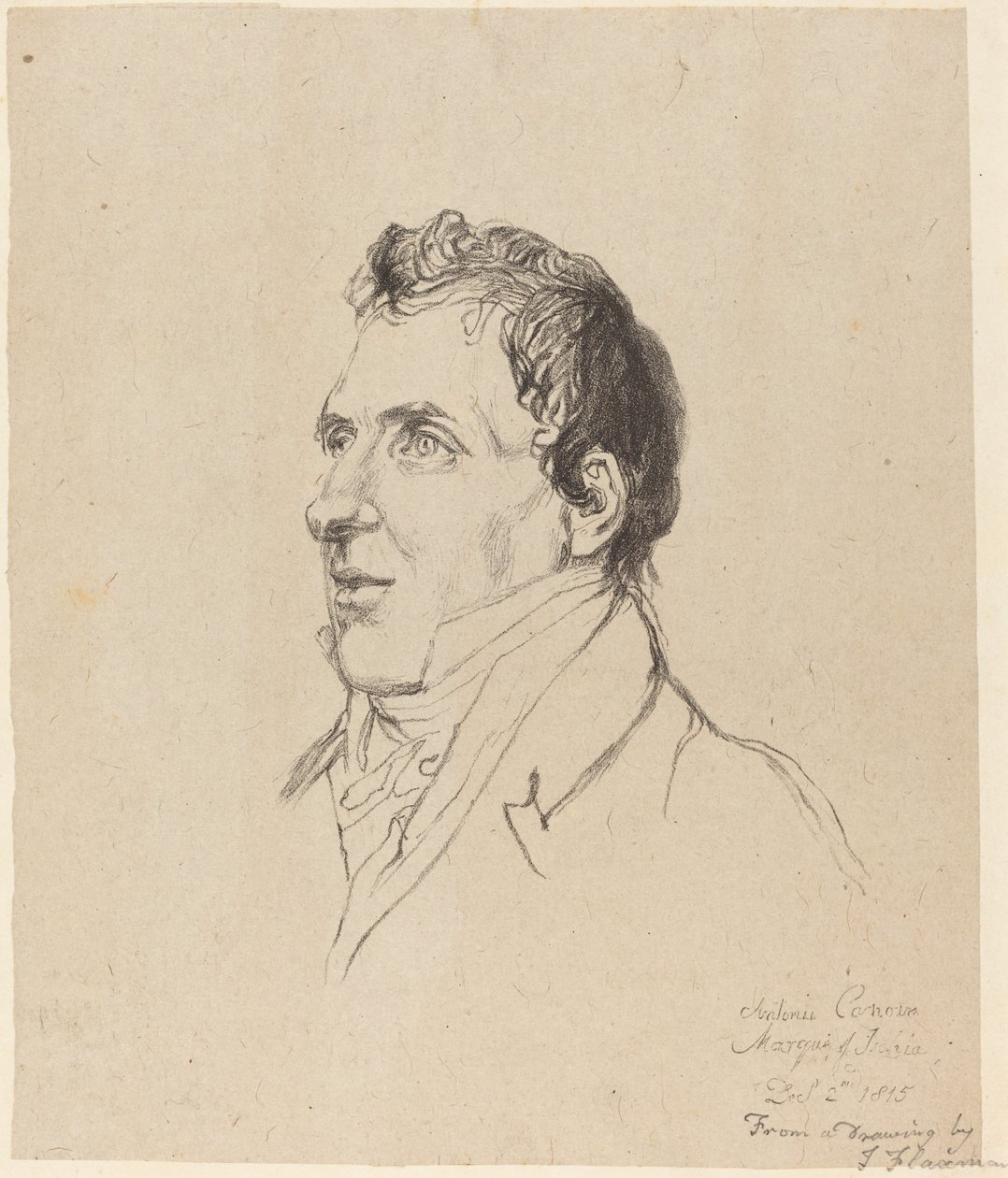 Antonio Canova da after John Flaxman